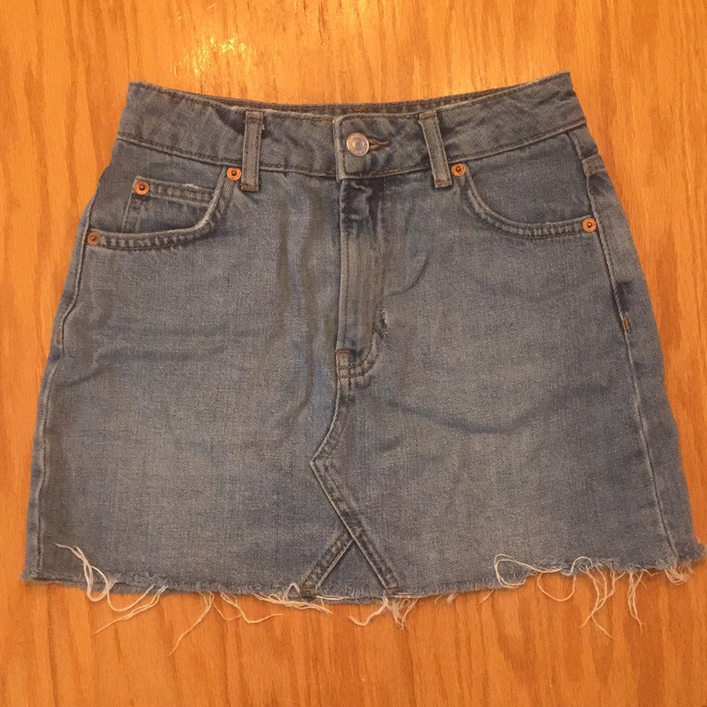 Topshop Denim Skirt